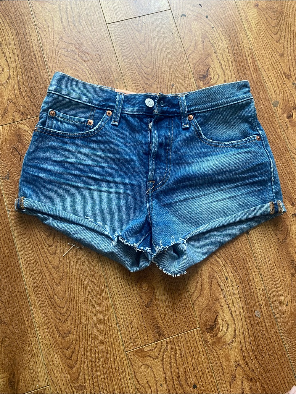 Levi's Women's Blue Denim Shorts women 26